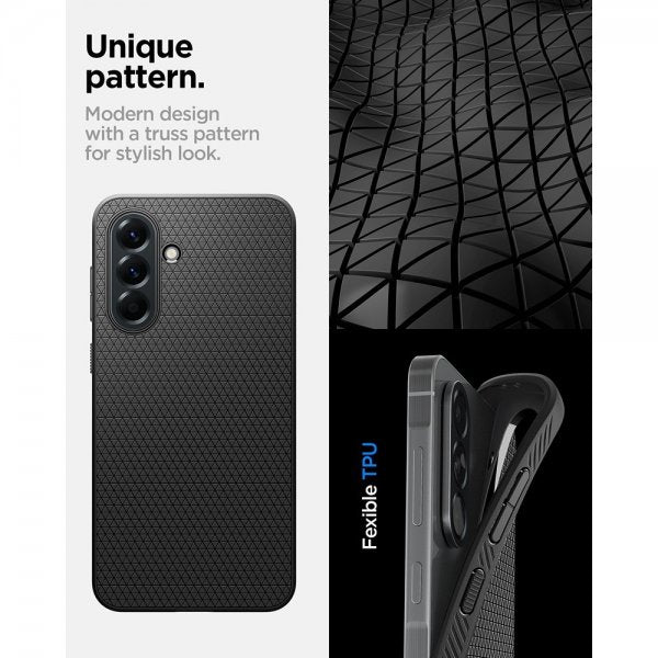 Spigen Samsung Galaxy A56 Deksel Liquid Air Matte Black