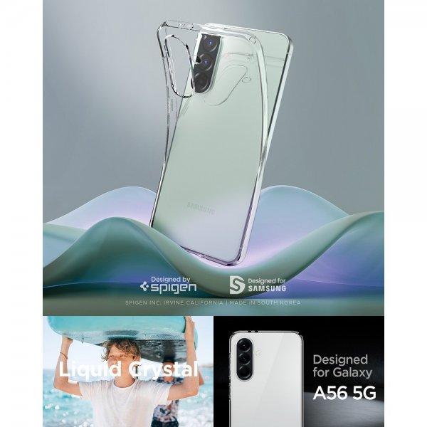 Spigen Samsung Galaxy A56 Deksel Liquid Crystal Transparent