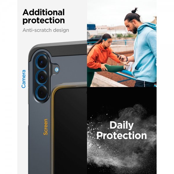 Spigen Samsung Galaxy A56 Deksel Tough Armor Metal Slate