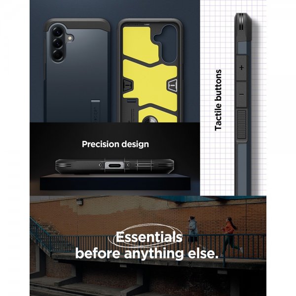 Spigen Samsung Galaxy A56 Deksel Tough Armor Metal Slate