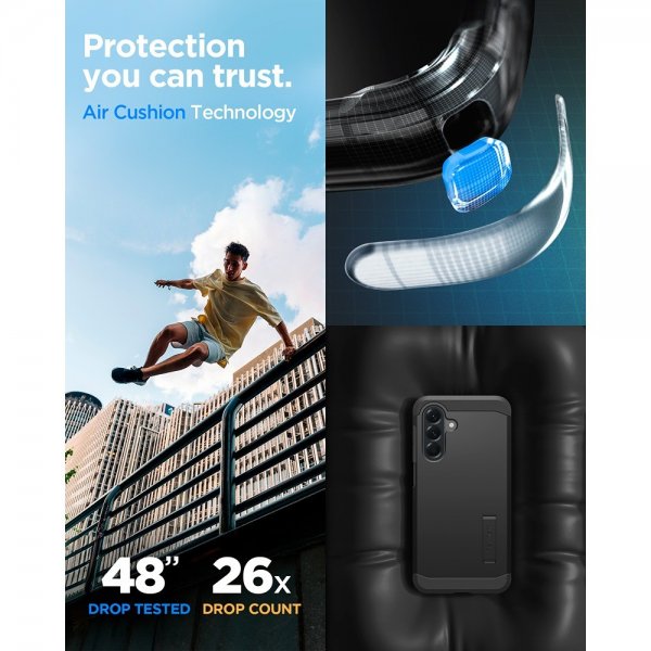 Spigen Samsung Galaxy A56 Deksel Tough Armor Svart