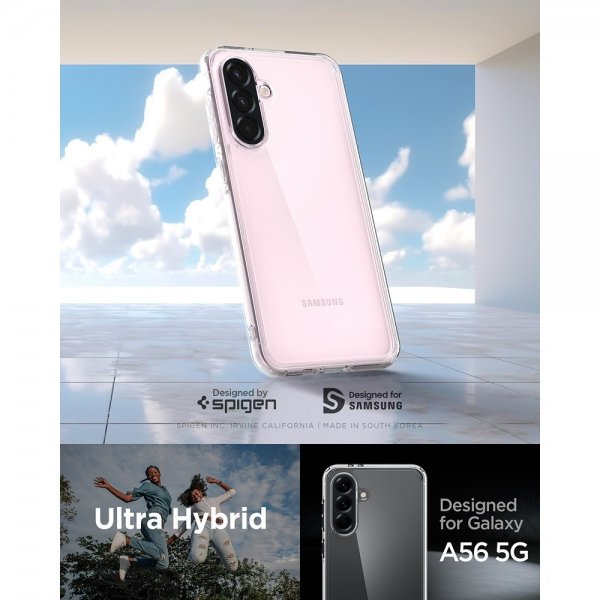 Spigen Samsung Galaxy A56 Deksel Ultra Hybrid Crystal Clear