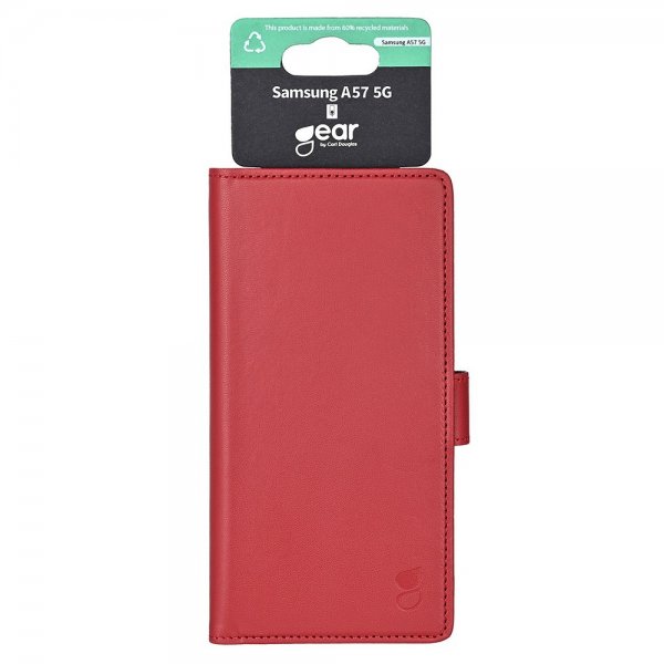 Gear Samsung Galaxy A57 Etui 3 Kortlomme Rød