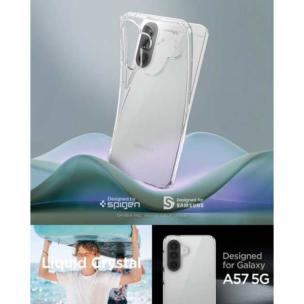 Spigen Samsung Galaxy A57 Deksel Liquid Crystal Crystal Clear