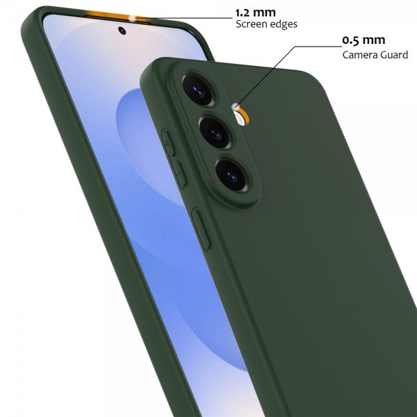 Samsung Galaxy A57 Deksel med Stropp Silikon MagSafe Grønn