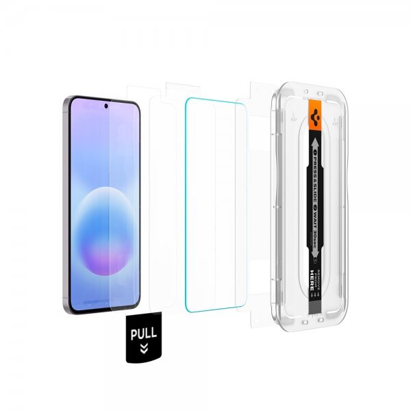 Spigen Samsung Galaxy A57 Skjermbeskytter GLAS.tR EZ Fit Pro 2-pakning