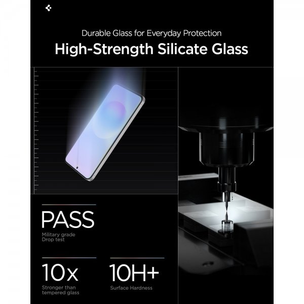 Spigen Samsung Galaxy A57 Skjermbeskytter GLAS.tR EZ Fit Pro 2-pakning