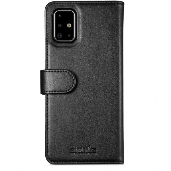 holdit Samsung Galaxy A71 Etui Wallet Case Magnet Svart
