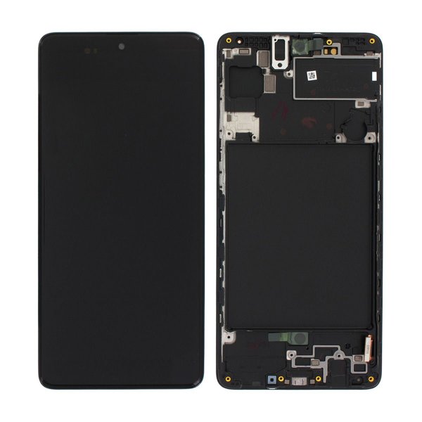 Samsung Samsung Galaxy A71 (SM-A715F) LCD-skjerm med original Display - Svart