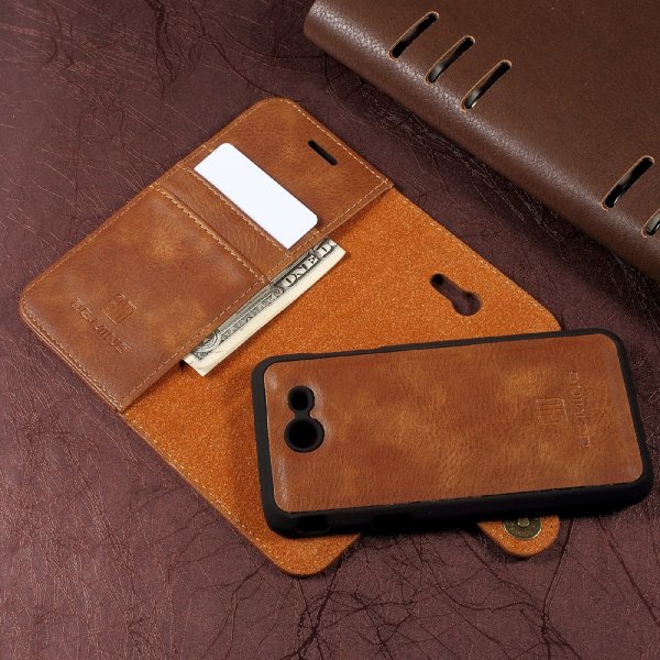 Samsung Galaxy J3 2017 Etui Litchi Svart