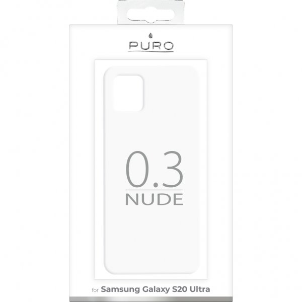 Puro Samsung Galaxy Note 10 Lite Deksel Nude Transparent