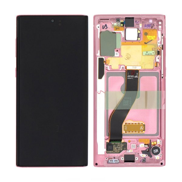 Samsung Samsung Galaxy Note 10 (SM-N970F) Skjerm med LCD-skjerm Original - Rosa