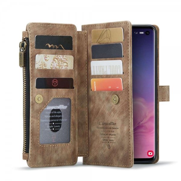 CaseMe Samsung Galaxy S10 Etui C30 Series Brun