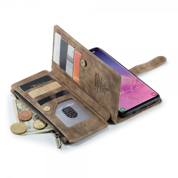 CaseMe Samsung Galaxy S10 Etui C30 Series Brun