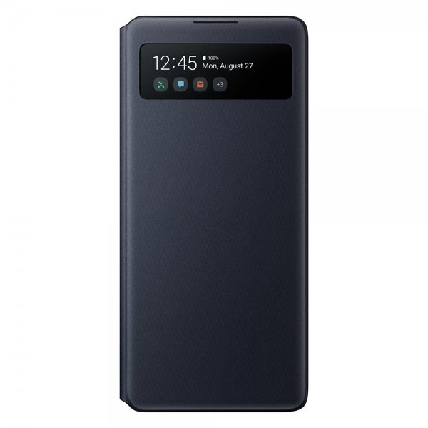 Samsung Original Galaxy S10 Lite Etui S View Wallet Cover Svart