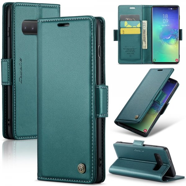 CaseMe Samsung Galaxy S10 Plus Etui 023 Series Grønn