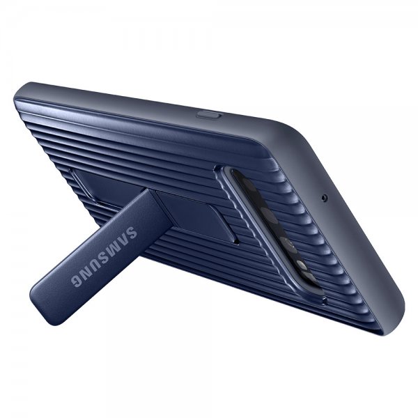 Samsung Original Galaxy S10 Deksel Protective Stand Cover Mörkblå
