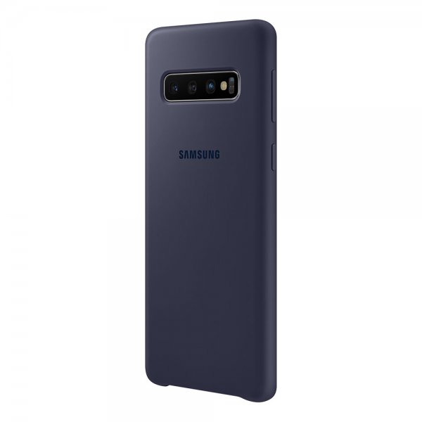 Samsung Original Galaxy S10 Deksel Silikoni Cover Navy