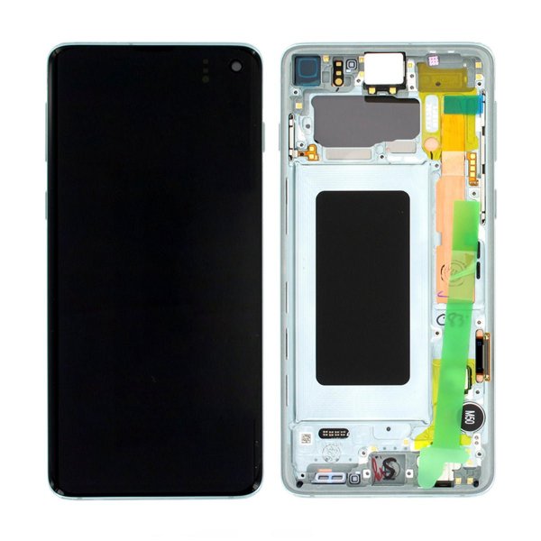 Samsung Samsung Galaxy S10 (SM-G973F) Skjerm med LCD Display Original - Grønn