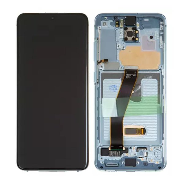 Samsung Samsung Galaxy S20 4G/5G (G980/G981) Skjerm med LCD Display Original - Blå