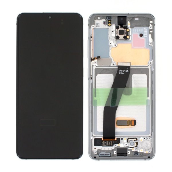 Samsung Samsung Galaxy S20 4G/5G (G980/G981) Skjerm med LCD Display Original - Hvit
