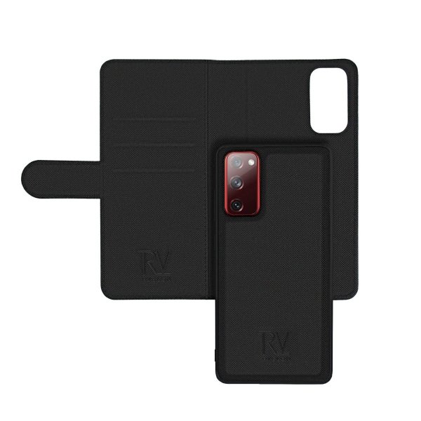 Rvelon Samsung Galaxy S20 FE Etui Detachable Wallet Case Svart