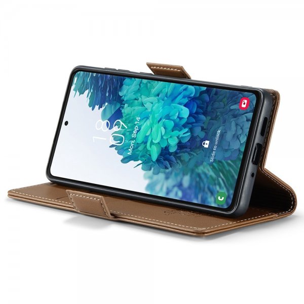 CaseMe Samsung Galaxy S20 FE Etui 023 Series Brun
