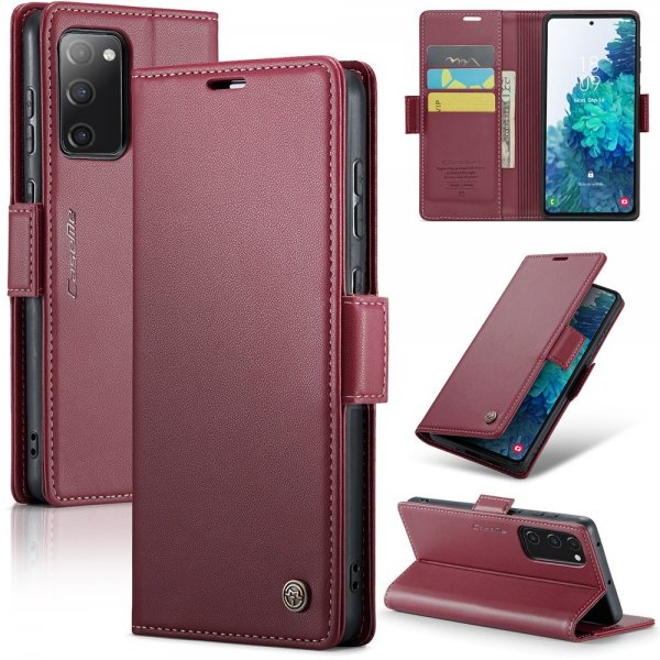 CaseMe Samsung Galaxy S20 FE Etui 023 Series Rød