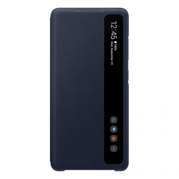 Samsung Original Samsung Galaxy S20 FE Etui Clear View Cover Navy