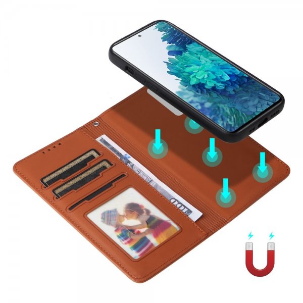 Betopnice Samsung Galaxy S20 FE Etui Avtagbart Deksel 005 Brun