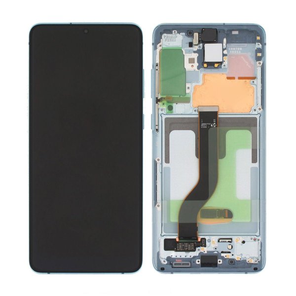 Samsung Samsung Galaxy S20 Plus 5G (SM-G986F) Skjerm med LCD Display Original - Blå