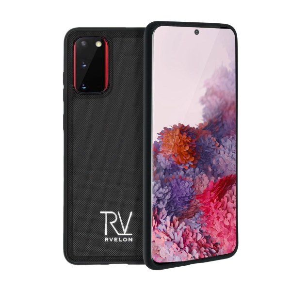 Rvelon Samsung Galaxy S20 Plus Etui Detachable Wallet Case Svart