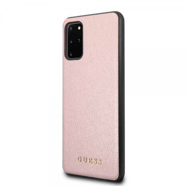 Guess Samsung Galaxy S20 Plus Deksel Iridescent Cover Rosegull