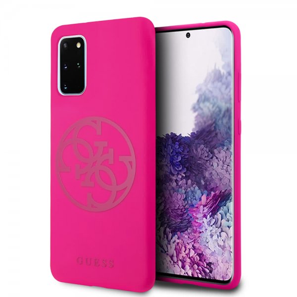 Guess Samsung Galaxy S20 Plus Deksel med Logo Magenta