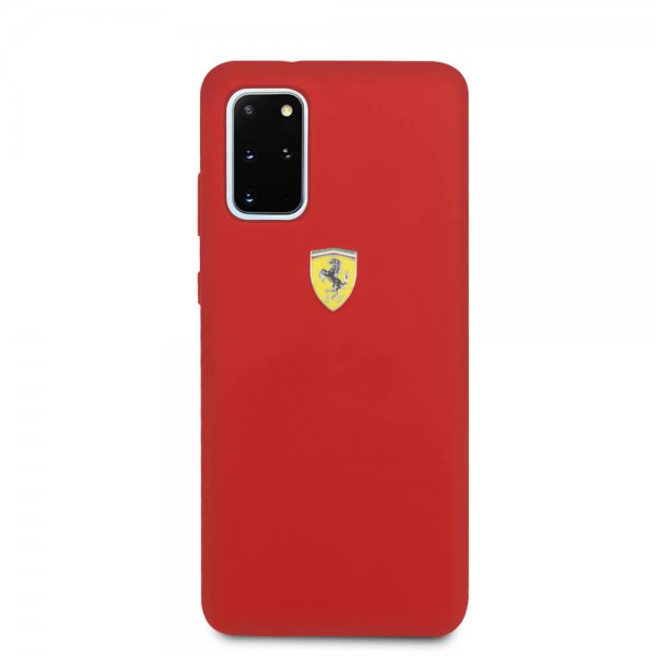 Ferrari Samsung Galaxy S20 Plus Deksel med Logo Rød