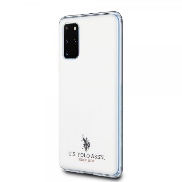 U.S. Polo Samsung Galaxy S20 Plus Deksel med Logo Hvit