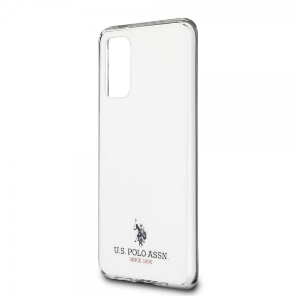 U.S. Polo Samsung Galaxy S20 Plus Deksel med Logo Hvit