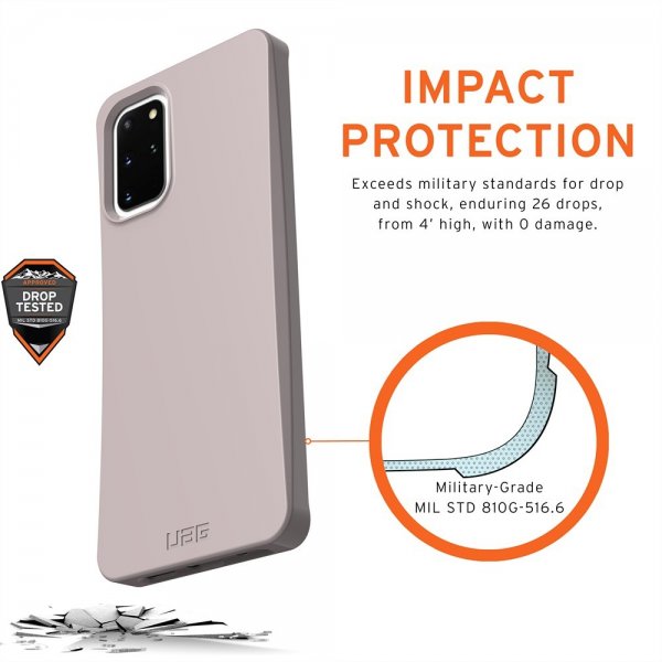 Urban Armor Gear (UAG) Samsung Galaxy S20 Plus Deksel Outback Biodegradable Cover Lilac