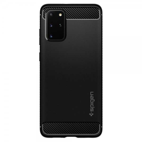 Spigen Samsung Galaxy S20 Plus Deksel Rugged Armor Matte Black