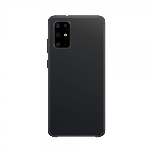 Xqisit Samsung Galaxy S20 Plus Deksel Silikoni Case Svart