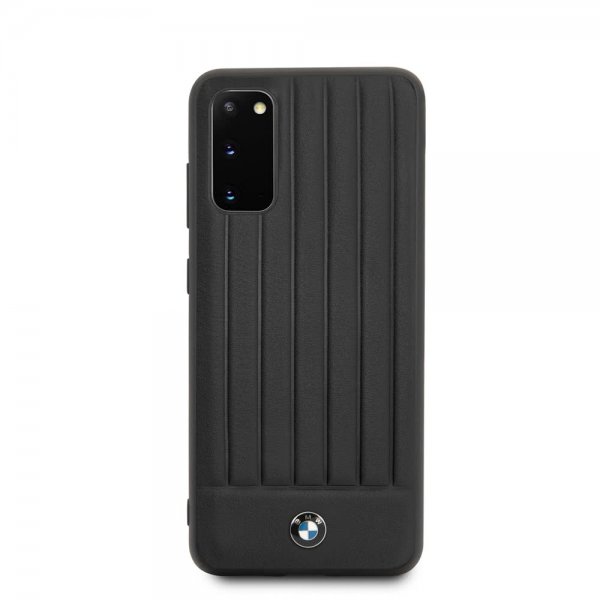 BMW Samsung Galaxy S20 Deksel Leather Lines Svart