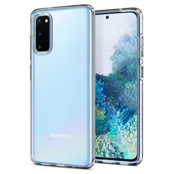 Spigen Samsung Galaxy S20 Deksel Liquid Crystal Crystal Clear