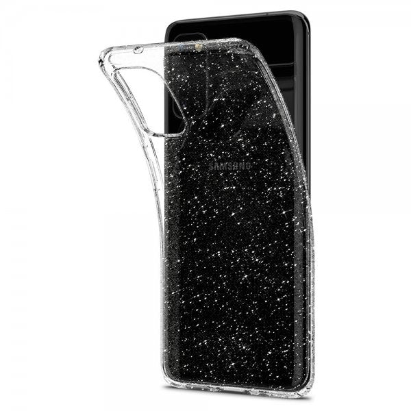 Spigen Samsung Galaxy S20 Deksel Liquid Crystal Glitter Crystal Quartz