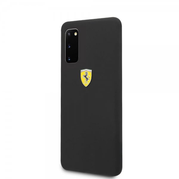 Ferrari Samsung Galaxy S20 Deksel med Logo Svart