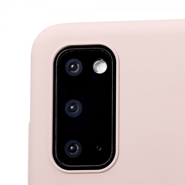holdit Samsung Galaxy S20 Deksel Silikon Blush Pink