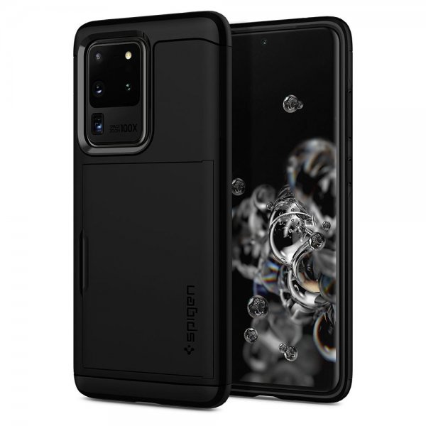Spigen Samsung Galaxy S20 Ultra Deksel Slim Armor CS Svart
