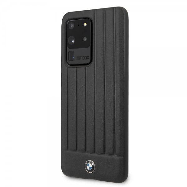 BMW Samsung Galaxy S20 Ultra Deksel Leather Lines Svart