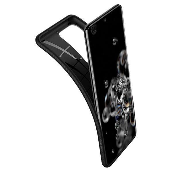 Spigen Samsung Galaxy S20 Ultra Deksel Liquid Air Matte Black