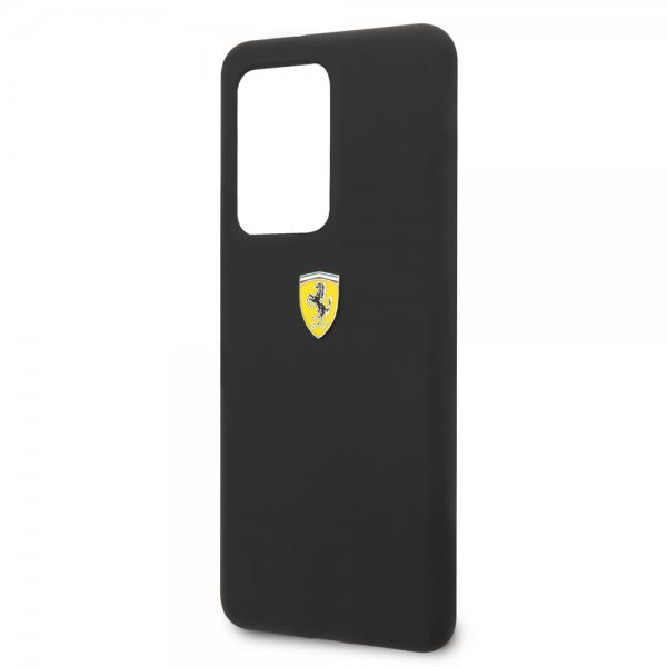 Ferrari Samsung Galaxy S20 Ultra Deksel med Logo Svart