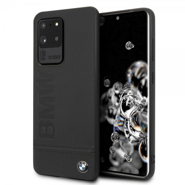 BMW Samsung Galaxy S20 Ultra Deksel med Logo Svart